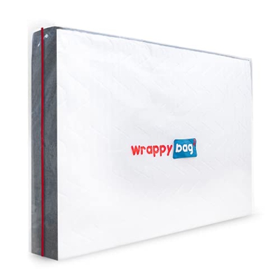 WRAPPYBAG® – Custodia in Plastica per Materassi - 3 Misure Disponibili - Sacca Protettiva Impermeabile e Resistente agli Strappi - Per Traslochi, Cons
