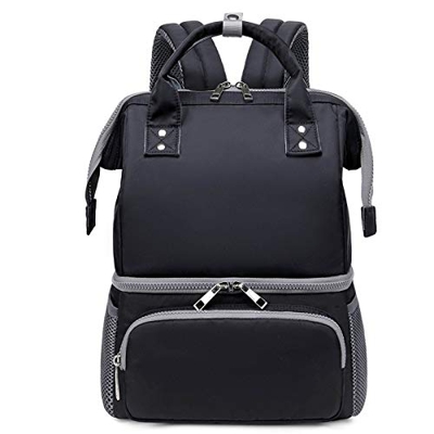 MIORIO Zaino Borsa per tiralatte con Scomparto più Fresco per Borsa Termica per tiralatte