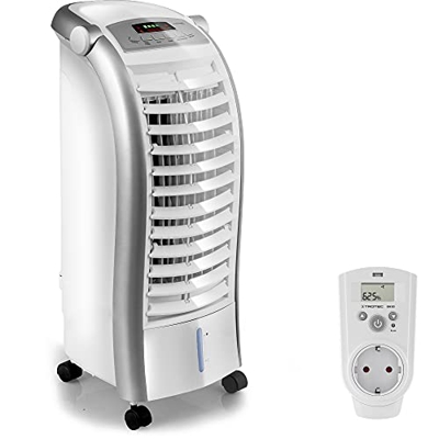 TROTEC PAE 25 Rinfrescatore d'aria/capacità di evaporazione max. 0,9 l/h/Adatto per ambienti fino a ca. 24 m² / 60 m³ incluso Igrostato a presa BH30