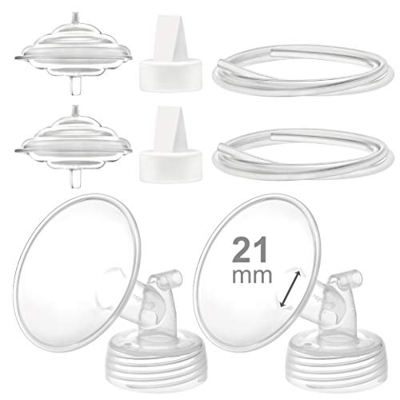 Maymom Parti Della Pompa Compatibili Con Spectra S2 Spectra S1 Spectra 9 Plus Tiralatte, Flangia (21 Mm) Protezione Contro Il Riflusso Del Tubo Della 