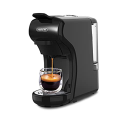 HiBREW H1 Macchina da caffè 19 Bar 4in1 caffettiera Espresso a Capsule Multiple, caffettiera a cialde Dolce Milk & Nexpresso & Powder (NERO) características