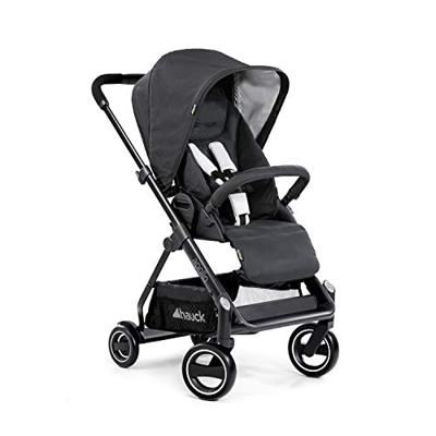 Hauck Passeggino con Copri Gambe Apollo 25 kg Portata, Reversibile, Regolabile in Altezza, Pieghevole Compatto, Riflettori, Compatibile con Navicella 
