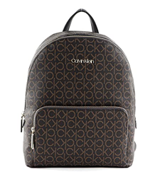 Calvin Klein CK Must Campus Backpack With Pocket Brown Mono en oferta