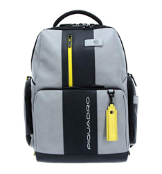 PIQUADRO Urban Computer Backpack Grigio/Giallo características