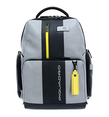 PIQUADRO Urban Computer Backpack Grigio/Giallo