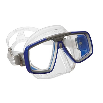 Aqua Lung "look" maschera subacquea taglia L - blu metallizzato