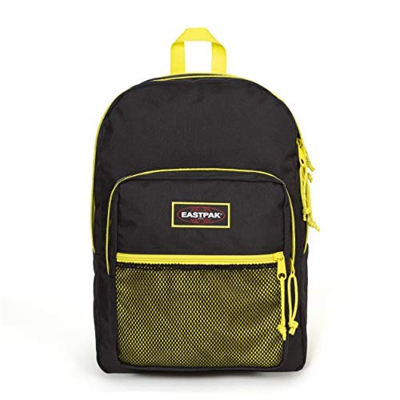 Eastpak Pinnacle Zaino, 42 cm, 38 L, Nero (Kontrast Lime)