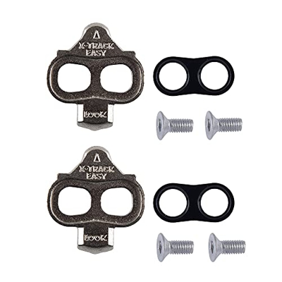 LOOK Cycle - Tacchette X-TRACK EASY - A Sgancio Rapido Multidirezionale - Ingombro Ridotto - Leggerissime - Libertà Angolare 6° - Tacchette per MTB, C