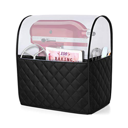 Luxja Copertura per KitchenAid Robot da Cucina, Cover (Cima Nuvolosa) con Tasche Posteriori per KitchenAid Robot da Cucina e Accessori (Adatto per 4,3 en oferta