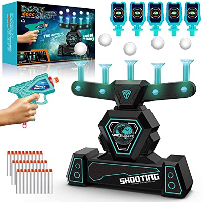 Bonbell Bersaglio Elettrico per Nerf Pistola, Bersaglio Galleggiante con Pistole, Palla, Dardi, Bersaglio per Nerf Dardi, Tiro al Bersaglio Regalo per