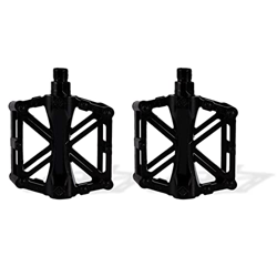 Pedali per bici da 2 pezzi, pedali per bicicletta in alluminio leggero antiscivolo, pedali ibridi per bici da strada durevoli, per mountain bike BMX M en oferta