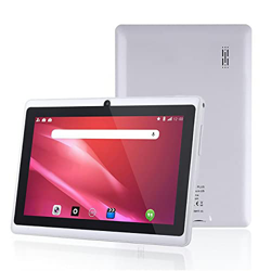 Gobutevphver Tablet Tablet WiFi da 7 Pollici Quad Core 512 + 4Gb WiFi Tablet sensore di gravità Intelligente a frequenza Personalizzata - Bianco EU precio
