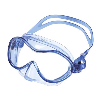 SEAC Baia Kid, Maschera Subacquea Unisex Bambini, Blu, 4-8 Anni