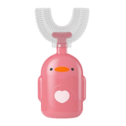 Spazzolino a Forma di U, Testina in Silicone Morbido per Uso Alimentare, Design Orale a 360, spazzolino da Denti per Allenamento Manuale, spazzolino P características