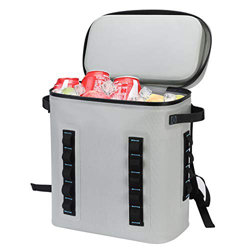 Kacsoo 20 Litri Borsa Termica Zaino Refrigerante Portatile, 3 Giorni Ice Life a Prova di Perdite, Impermeabile e Antipolvere Isolato Zaino per Campegg precio