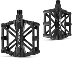 HALIN Pedali per bicicletta Composite in nylon 9/16 pollici, asse CNC in alluminio con cuscinetti sigillati, antiscivolo, per tutti i tipi di biciclet en oferta