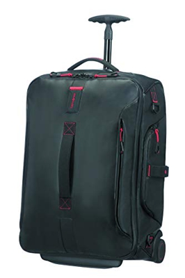 Samsonite Paradiver Light Borsone, Zaino con 2 Ruote S, 55 cm, 51 L, Nero (Black)