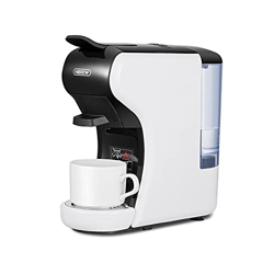 HiBREW H1 Macchina da caffè 19 Bar 4in1 caffettiera Espresso a Capsule Multiple, caffettiera a cialde Dolce Milk & Nexpresso & Powder (BIANCO) en oferta