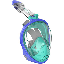 G2RISE Maschera da Snorkeling Pieno Facciale, Maschera Subacquea Set con Supporto per Lo Snorkeling Rimovibile, Antiappannamento e Design Pieghevole p en oferta
