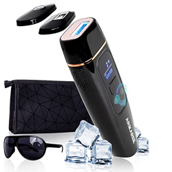 Arikaree - Epilatore Laser Luce Pulsata ICE COOL Novità 2022 Depilatore Elettrico Per Rimozione Professionale Indolore, Depilazione Definitiva Dei Pel características