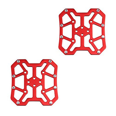 Vangonee, Adattatori per pedali della bicicletta, senza clip, universali, anti-ruggine, per mountain bike e bici da strada, confezione da 2