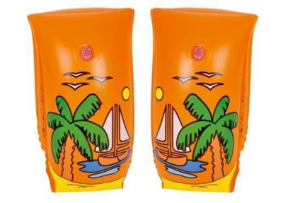 ANF BRACCIOLI SALVAGENTE Gonfiabile Bimbo Bambini 30x15 cm Mare Piscina Giallo aranc