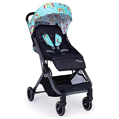 Cosatto UWU Mix Pushchair – Compact City Stroller - Suitable from Birth to Toddler, Easy Fold, Pull Along Handle (Rainbow Rider)