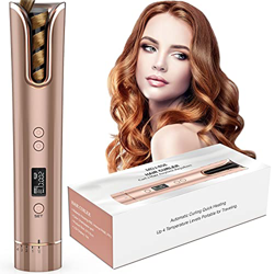 Ferro arricciacapelli automatico, 11 tipi di tempo intelligenti e 4 tipi di impostazioni del tempo di temperatura Display LCD Ferro arricciacapelli wi precio