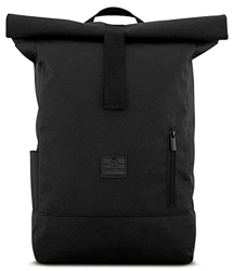 Johnny Urban Zaino Nero Donna e Uomo Aaron da Pet Riciclato - Zaino di Alta qualità con Parte Superiore Pieghevole - Borsa Quotidiana 18-22 Litri - Id en oferta