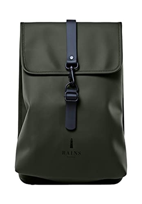 RAINS Mod. RUCKSACK Zaino Impermeabile Unisex Verde
