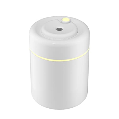 Zwbfu Creatore di Nebbia, 5V 2.5W 180ml Umidificatore d'Aria Diffusore di aromi Luce Notturna Lampada da scrivania Doppie modalità di Lavoro/Spegnimen