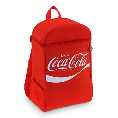 Coca-Cola Classic 14 - Zaino refrigerante per picnic, campeggio, tempo libero, shopping e shopping