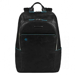 Piquadro Blue Square Zaino porta computer con compartimento porta iPad®/iPad®mini imbottito - CA3214B2 (Nero) en oferta