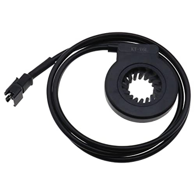 Pedale della bicicletta elettrica KT-V6L 6 Magneti Singal Hall Assist Sensore PAS Pedale Sistema Impermeabile Spina Cadenza Velocità E-Bike Sensore Ac