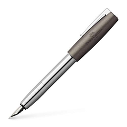 Faber-Castell 149100 Loom stilografica M – grigio metallizzato características