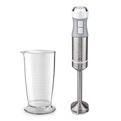 Ufesa BP4580 Vario 1000 Frullatore a Immersione-Minipimer, 1000 W, Braccio in Acciaio Inox, 20 Velocità e Turbo, 2 Lame in Acciaio Inox, Design Ergono precio