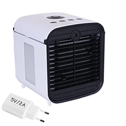 Condizionatore Portatile 3-in-1 Mini Raffrescatore Evaporativo Umidificatore Purificatore D'aria,USB Cooler per Casa Ufficio Camper precio