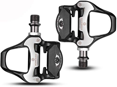 ROCKBROS Pedali SPD Corsa Bicicletta da Strada Pedali SPD-SL in Alluminio con Tacchetti Piastre da 6 Gradi