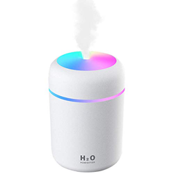 Umidificatore Ambiente, compatibile USB Mini Umidificatore con funzione luce notturna, 2 modalità di nebbia per auto, ufficio, camera da letto, super  características