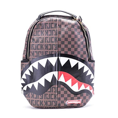 SPRAYGROUND | B3249NSZ Split The Check Shark Backpack - Brown Brown