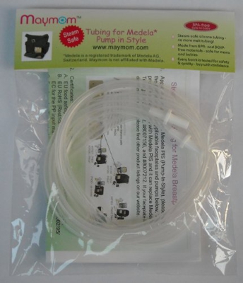 Steam-safe Tubing (Retail Pack of 2) for Medela Pump in Style and New Pump in Style Advanced Breast Pump - 100% BPA Free, Replacement Parts for Medela