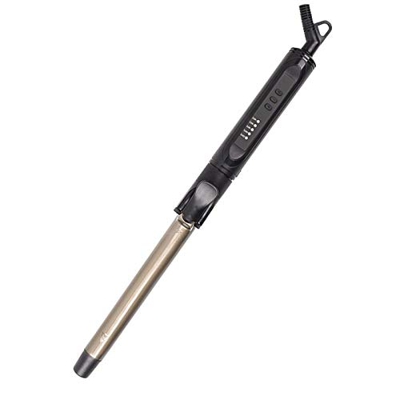 Ferro Arricciacapelli Professionale Strumenti per arricciare i capelli in ceramica a 360 ° con rotazione professionale a 360 ° per capelli, 13 mm Ferr