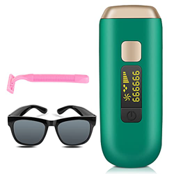 JUNXI IPL Epilator 999999 Flashes Laser Hair Removal Device Safe Painless Permanent Body and Face Epilation At Home For Women & Men precio
