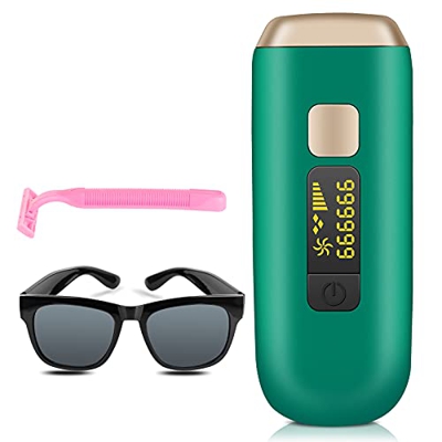 JUNXI IPL Epilator 999999 Flashes Laser Hair Removal Device Safe Painless Permanent Body and Face Epilation At Home For Women & Men