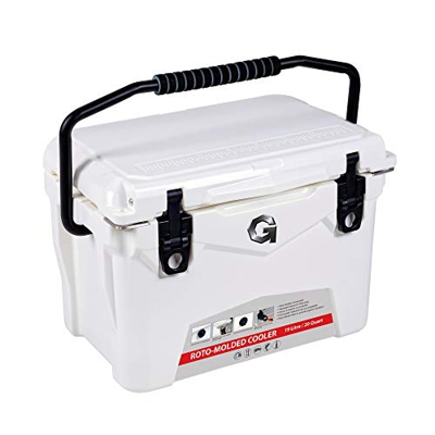 G Igloo Ghiacciaia Frigorifero all’Aperto Ghiacciaia Barca Borse Frigo Frigorifero Portatile 19L Ice Cooler 20QT Rotomolded Ice Chest for Outdoor Camp