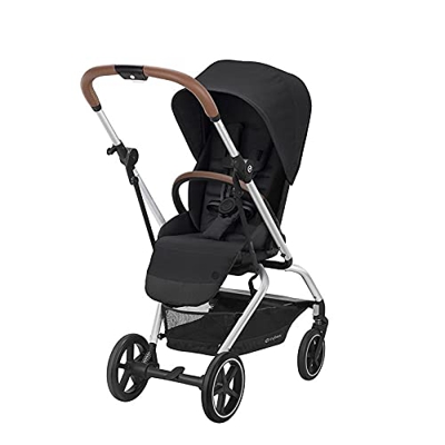 Cybex Eezy S Twist Plus 2 Deep Black – Telaio Silver