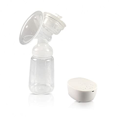 Mediawave Store - Tiralatte Elettrico Portatile con Funzione Massaggio senza BPA, Tiralatte 150 ml con Pompaggio Regolabile, Pompa Singola, Allattamen en oferta