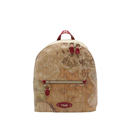 Alviero Martini 1 Classe Zaino In Geo Soft Con Inserti In Pelle Rosso Scarlatto precio