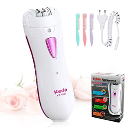 Epilatore, Donna Epilatore Senza Fili Elettrico Epilatori Con LED per Viso Rasoio Elettrico Donna, Trimmer Bikini Gambe características