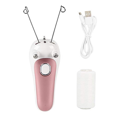 Epilatore elettrico per filettatura, 600mAh / PC 8 ore Tempo di ricarica 5W Depilazione dei capelli Spring con ABS per l'uso della gamba del braccio d